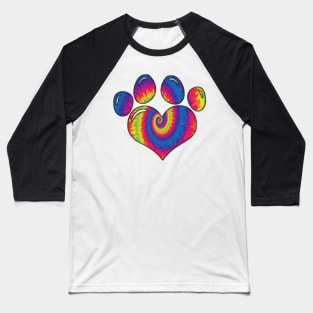 Cat Love Tie dye Baseball T-Shirt